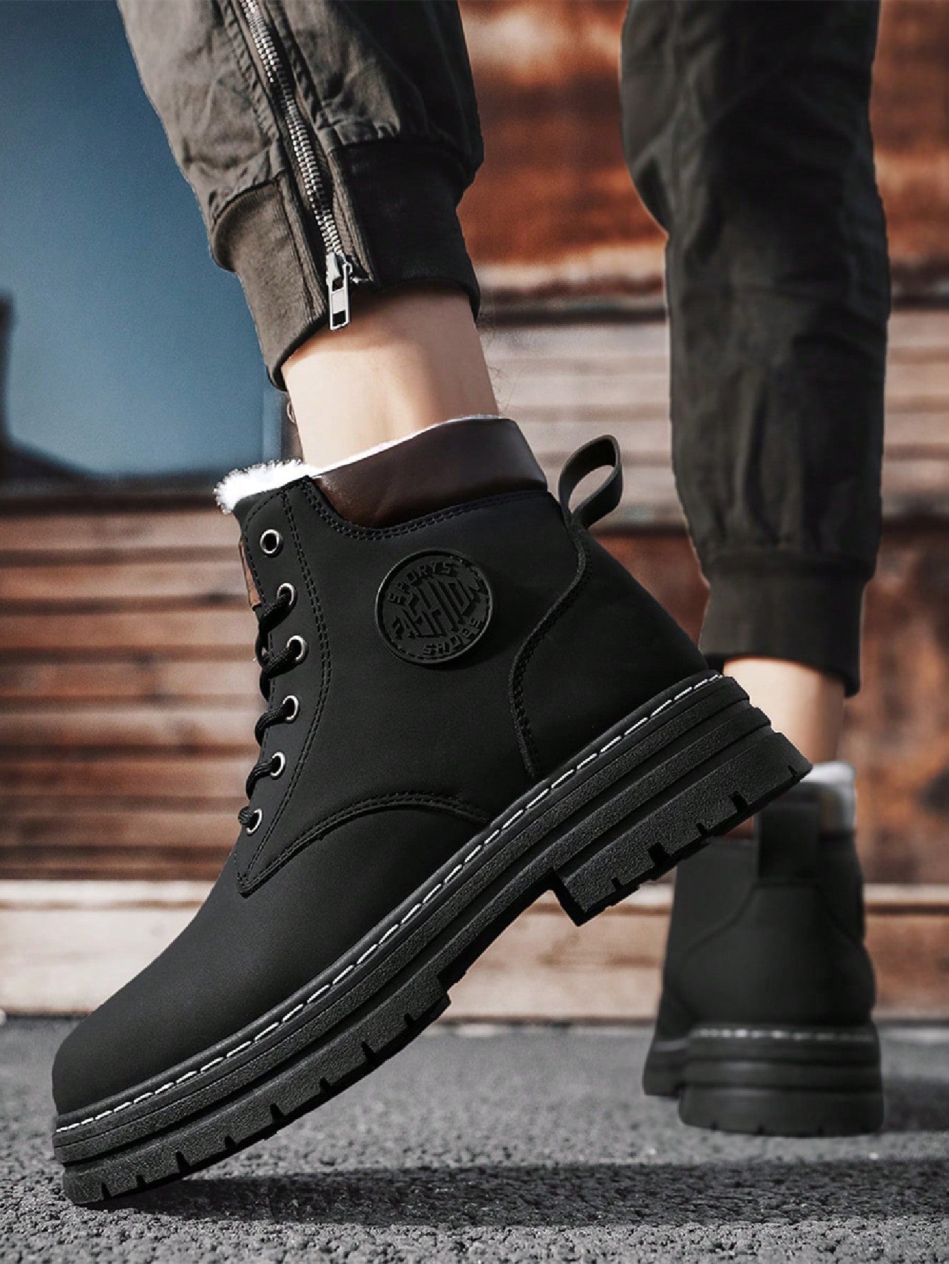 Fall/Winter New Fashion Warm Thermal Lined Short Boots, Discounted For Holiday Activities