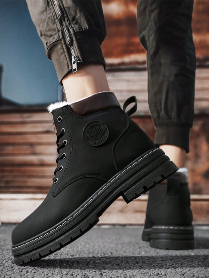 Fall/Winter New Fashion Warm Thermal Lined Short Boots, Discounted For Holiday Activities